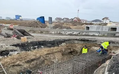 Prinde contur fundația pasajului suprateran din Oșorhei