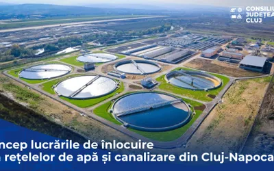 Încep lucrările de înlocuire a rețelelor de apă și canalizare din municipiul Cluj-Napoca