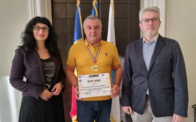 Diplomă pentru susținerea sportului