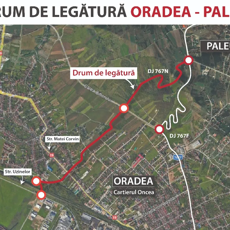 Parteneriat pentru drumul de legătură dintre Oradea și Paleu