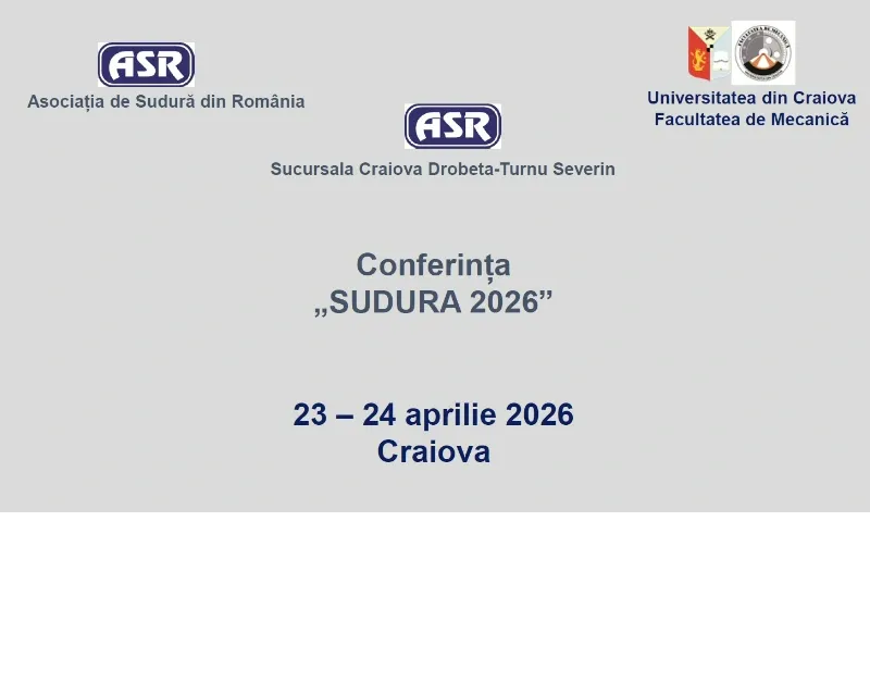 Conferința de Sudură ASR Craiova 24.04.2026 – un succes al convergenței dintre mediul academic și industrie